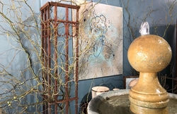 The new mercantile sells fresh-cut flowers, houseplants, handmade gifts, and original art.