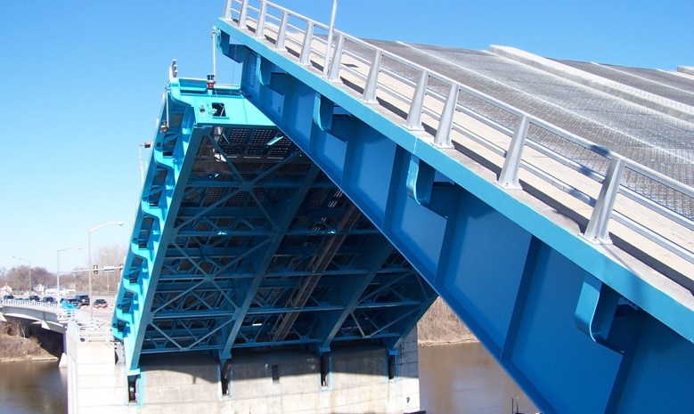 Bay City's Liberty bridge.