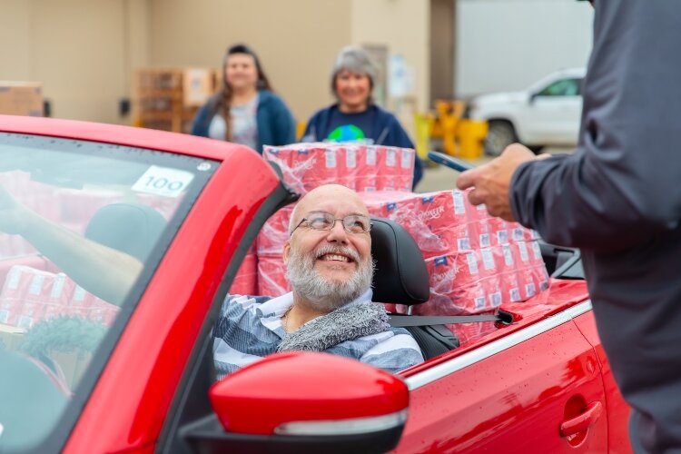 The sugar went to 74 nonprofit agencies in a five-county region.