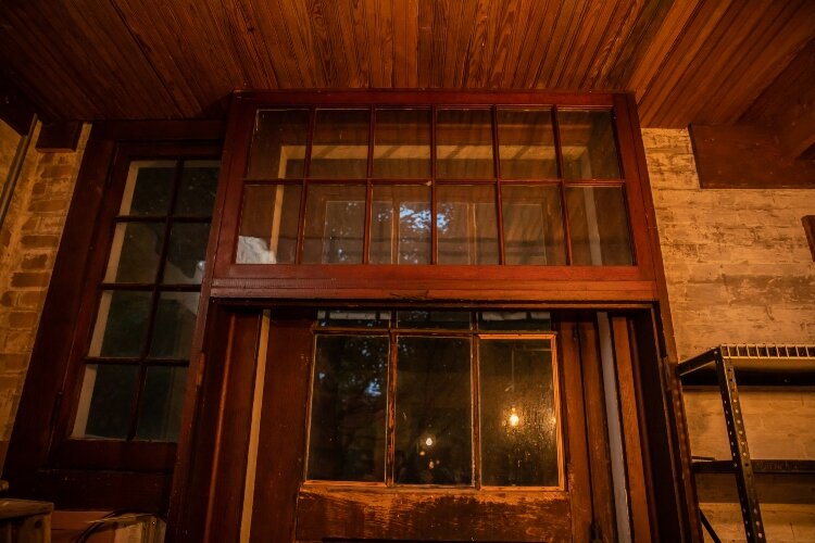 The Purchase-Rullan family kept many of the original features in the building, which was converted into a home in the 1950s.