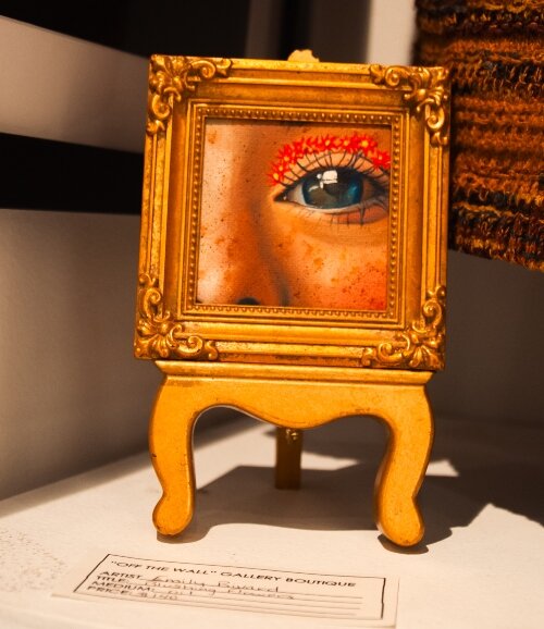 Rivard studied personal training at Delta College, but took as many art classes as she could. (Photo Credit: Sarah Sexton)