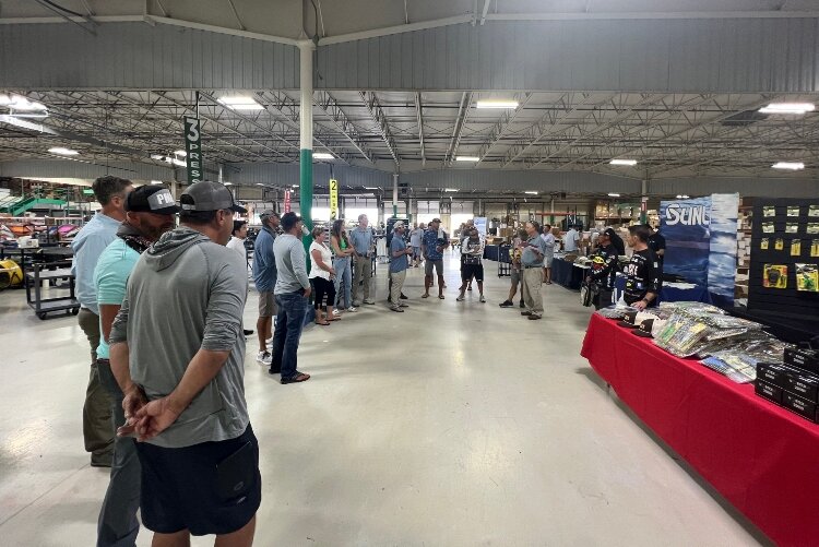 Several visitors to the tournaments and writers conference have millions of social media followers. They created content praising the excellent fishing here.