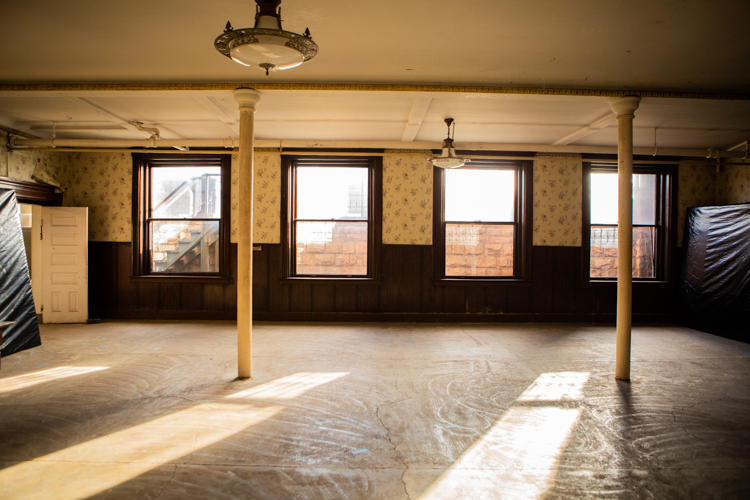 Rooms throughout the building provide space for artists to collaborate. (Photo Credit: Ashley Brown)