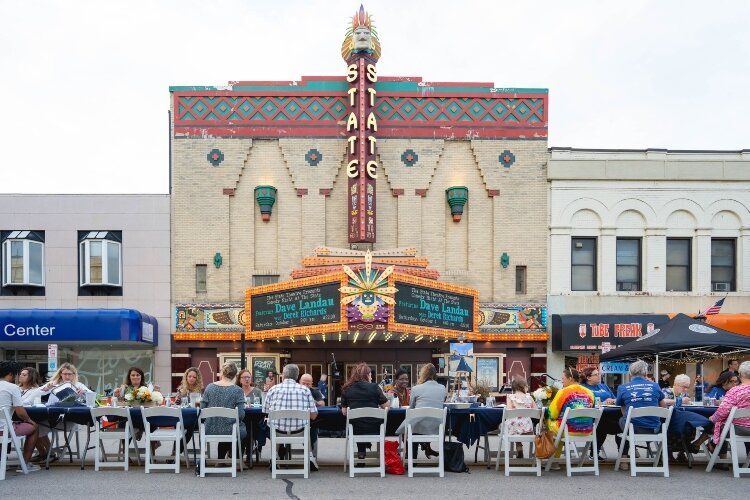 Diners of all backgrounds will join together for a meal during the United Way of Bay County's Longest Table event in September. The 2025 event takes place in Uptown Bay City. (Photo courtesy of the United Way of Bay County)