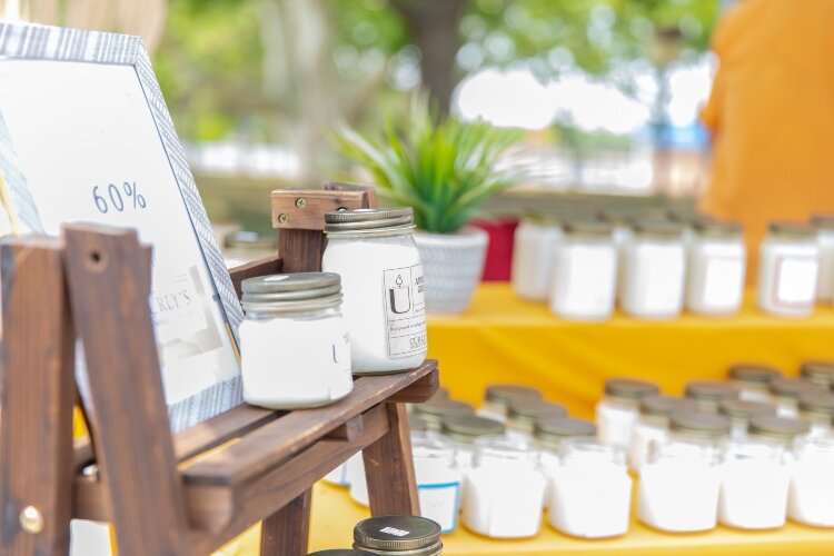 Artists sold everything from handmade pottery and jewelry to clothing and sculptures.