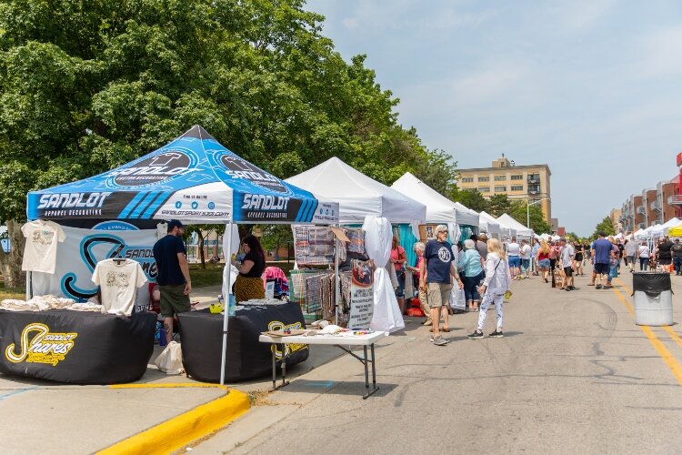 Vendors had to go through a jury process before being accepted to the annual festival.