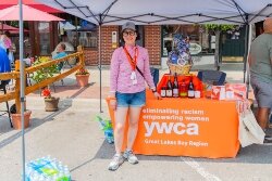 The festival attracted browsers and shoppers.