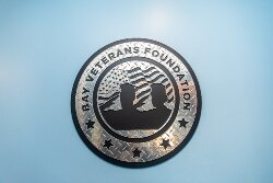 Mike Jamrog, at right, and Keith Markstrom, at left, are two of about 8,000 veterans who make their homes in Bay County.