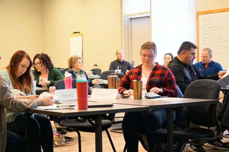 The first class was comprised of adults, but the goal is to offer additional training sessions to help teens understand how to help their peers.(Photo courtesy of the Great Lakes Bay Regional Alliance)