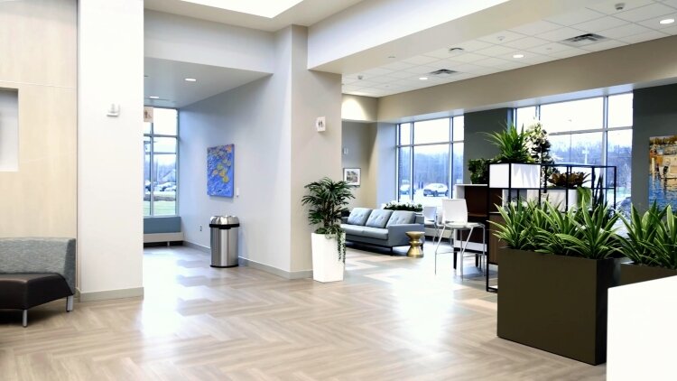 The lobby at MyMichigan Health Emergency Department provides a comfortable and attract space for patients and families. (Photo courtesy of MyMichigan Health)