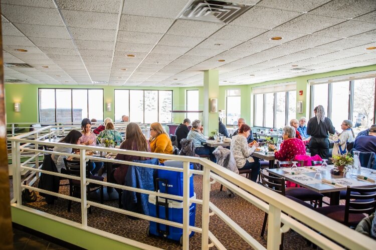 The eatery attracts a wide range of customers, including a few folks who come in on a regular basis.