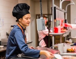 Inside the Bay-Arenac Career Center you'll find Blooming Chefs, a restaurant staffed, from kitchen to the hostess stand, by high school students.