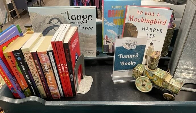 Andrea Richmond was inspired to create the Banned Book Club after customers responded positively to an in-store display of books that had been challenged. (Photo courtesy of Jennifer Veitengruber)