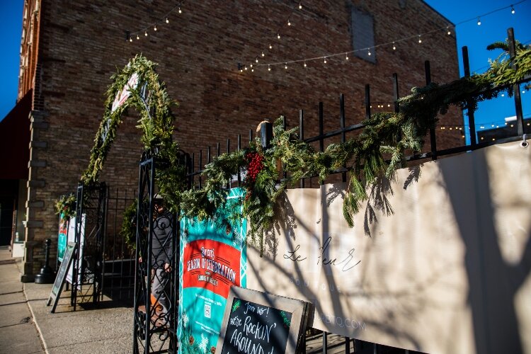 The Drydock Beer Garden transforms from a outdoor bar into an indoor marketplace in late November and early December.