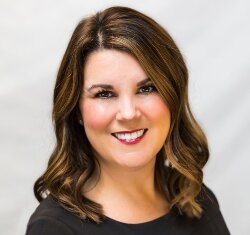 Some of the Chamber staff at the 2022 Golf Outing. From left, back row are Jodi LaMont, Magen Samyn, Marlana Cork, and Breanna Theisen. From left, front row, are Renee Schwartz and Leann Harrison.