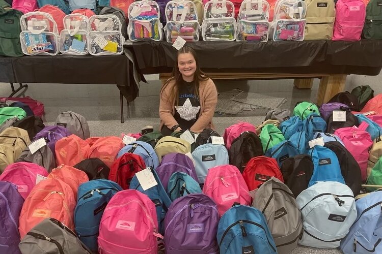 A team assembled the colorful packs at the end of October. Then, they handed them off to the Probate Court, Michigan Department of Health and Human Services, and the Foster Families Navigation & Resource Center to be distributed to teens.