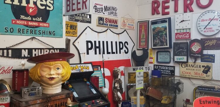 Americana Antiques carries antiques, but also vintage and collectible items. (Photo courtesy of Americana Antiques)