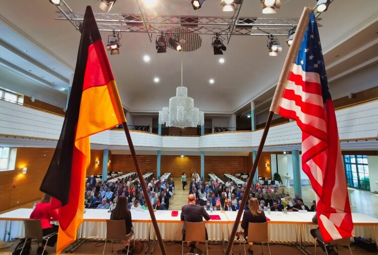 Earlier this summer, a delegation from Bay City visited Ansbach, Germany. The Germans will visit Bay City in mid-September. (Photo courtesy of Bay City government)