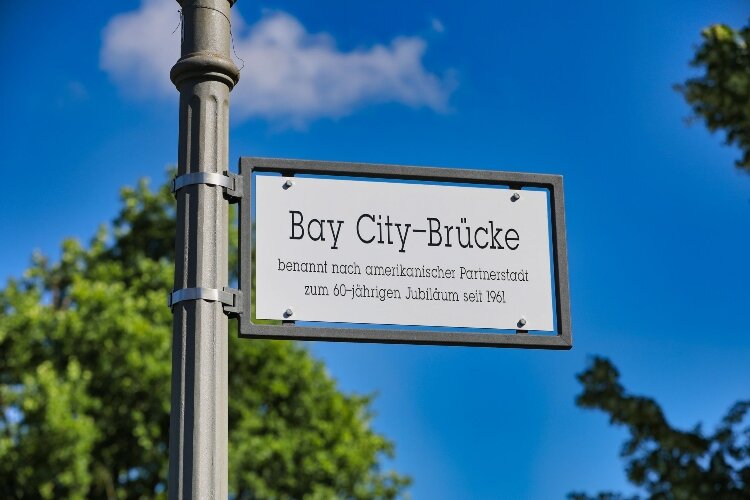 When Bay City officials visited Ansbach in 2022, the German city named one of its bridges for Bay City. 