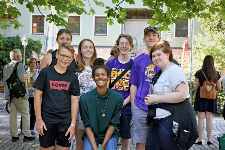 A group of Bay City Public School students joined the tour earlier this summer. (Photo courtesy of Bay City government)