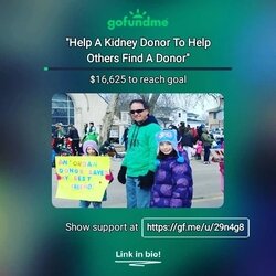 Since donating a kidney to Jessica Schwerin, at right, Brian Martindale, at left, has begun a campaign to encourage people to donate organs.