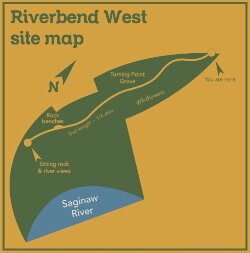 The trees planted included bare root whips, which are young trees. The SBLC also planted some larger saplings. (Photo courtesy of Zachary Branigan)