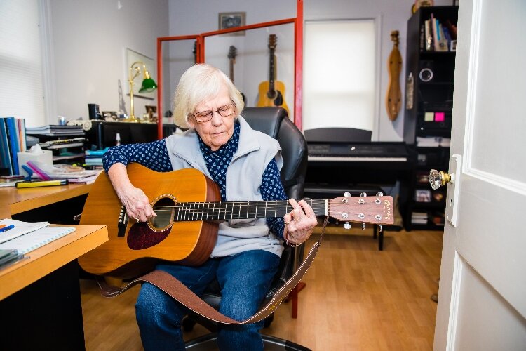 Some of Harrigan's early students now bring their children to her for music lessons.