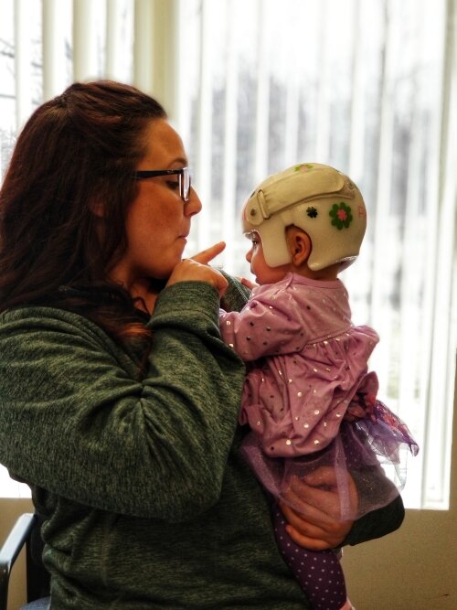 Leppek works with patients of all ages. (Photo courtesy of Tessa Leppek)
