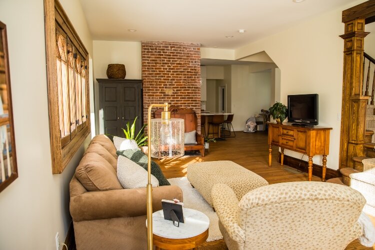 Over the years, the home was divided into several apartments. The Hofmanns meticulously turned it back into a single-family dwelling. (Photo by Ashley Brown)