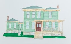 The Hofmann family hopes that the city will employ Neighborhood Enterprise Zones to encourage people to renovate single-family homes such as this one on North Grant Street. (Photo courtesy of Katie Bruessow- Junie B. Photograpie)