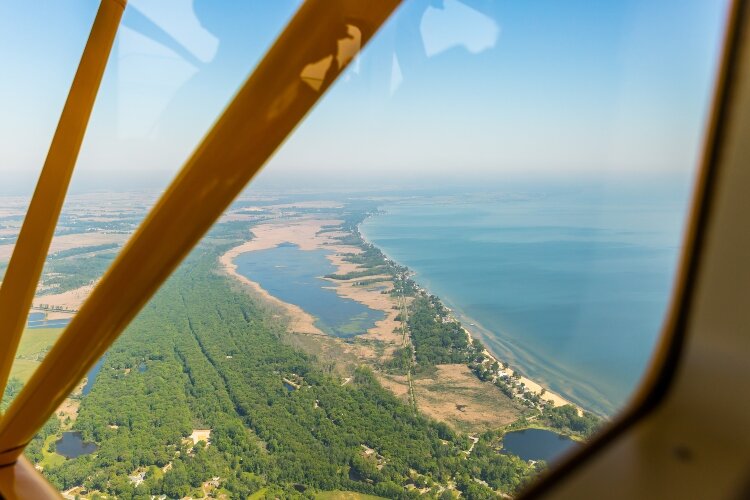 Staudacher found the plane in Harrison and had it brought to Bay City so he could restore it.