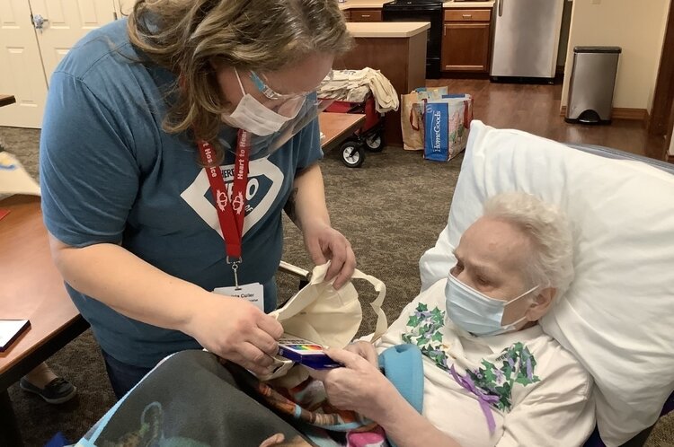 Staff at Bayfield Assisted Living said the project drew in people who don't typically participate in group activities.