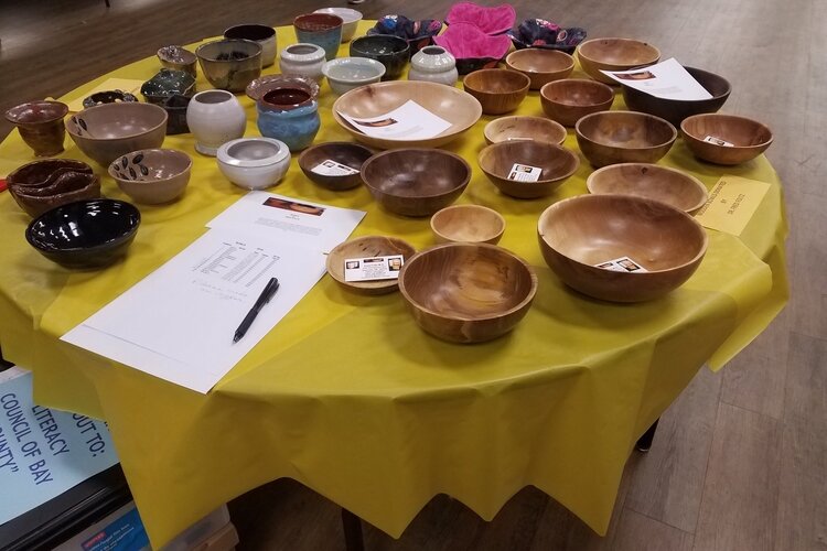 The Literacy Council of Bay County partners with the Toni and Trish House for an annual 'Empty Bowls' fundraiser.