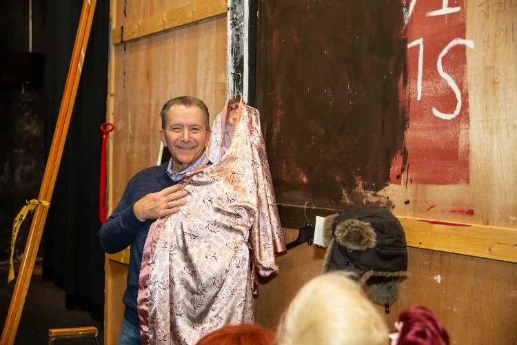 Quick costume changes make the play a fun challenge.