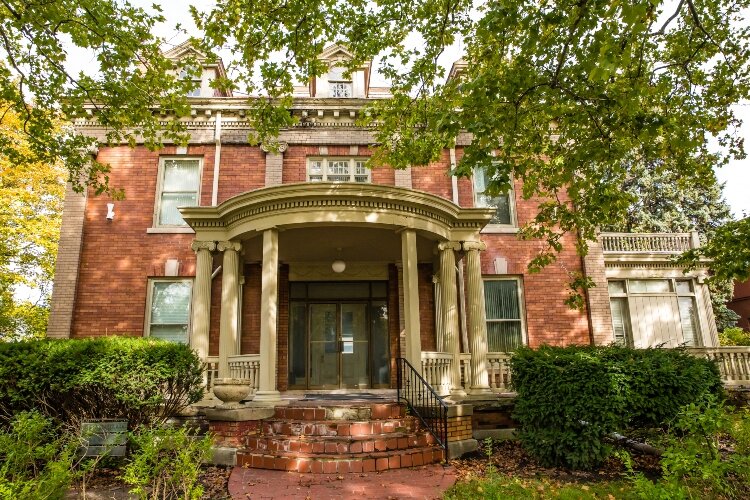 The Dr. Virgil and Mary Tupper House at 1001 Center Ave. was built as a wedding present in 1906.