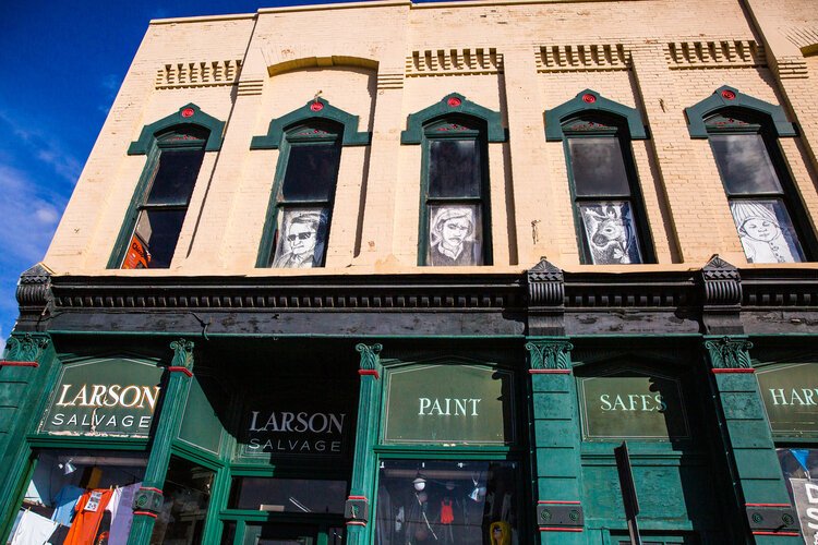 From the outside, it’s hard to understand all the fuss about Larson’s Salvage. When first-time customers stop in, they usually say how surprised they are at the diverse options.