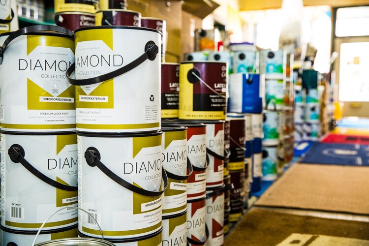 Larson’s Salvage bills itself as a paint store. To this day, paint and painting supplies make up the bulk of its sales.