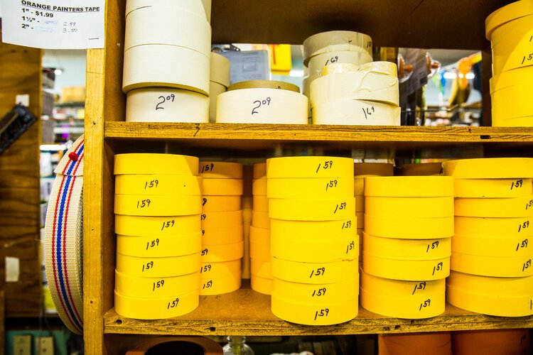 You never know exactly what you’ll find on the shelves of Larson’s Salvage.