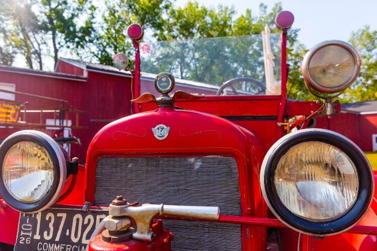 Most of the equipment at the museum has been beautifully restored. You'll see the trucks in area parades.