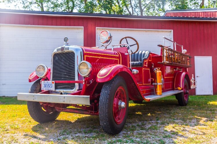 Firefighting equipment has come a long way.