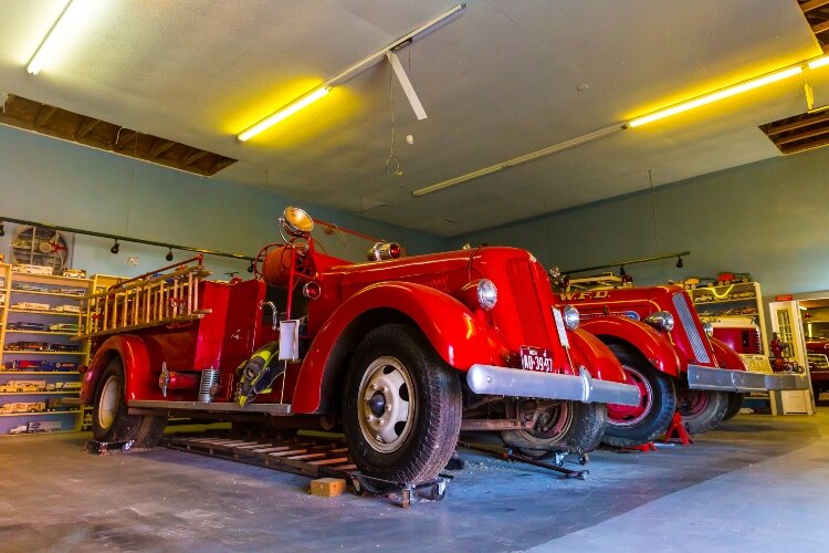 The new downtown location is inside a former fire station.