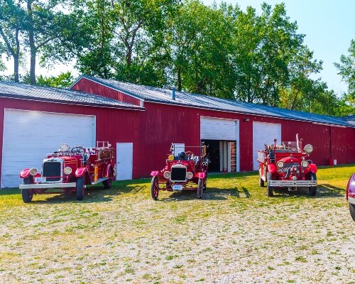 Founder Jimmie Dobson spent his life collecting firetrucks and antique toys. His collection forms the foundation of the Antique Toy and Firetruck Museum on Patterson Road.