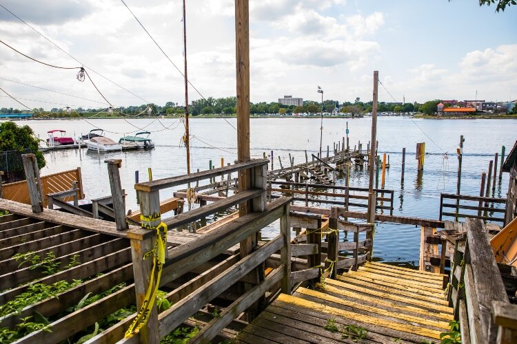 The docks make Drift ideal for boaters looking to take a break and grab a bite to eat.
