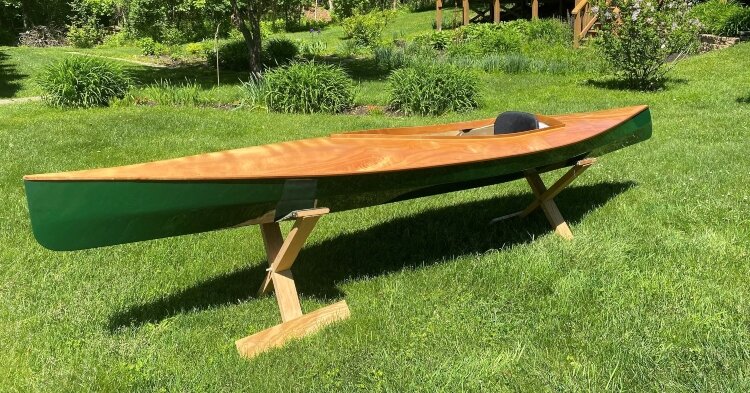 At the end of the 2021 Driathlon, the winner of a raffle for a handmade kayak will be drawn.