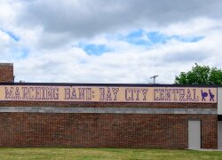 The Bay City Central Marching Wolves – including junior Bailey Krause – is at in-person band camp this week.