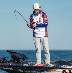 Bass fishing teams, including this one from Alabama's Auburn University, competed in a national tournament on the Saginaw Bay this summer. Fishing tournaments are a great way to introduce visitors to the region – and bring in tourism dollars.