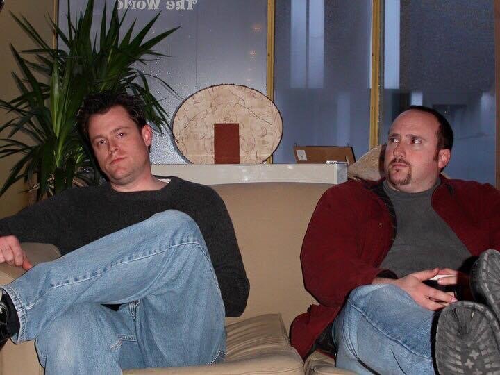 In the 1990s, Yantz, at right, formed the band One Trick Ponies with fellow musicians Ted Hoogland, left, and Steven Klee.