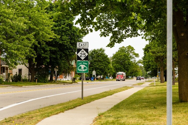 The shoreline path from Port Huron to Bay City is one segment of the Lake Huron Circle Tour route. The full Lake Huron Circle Tour includes portions of the Upper Peninsula and Canada. (Photo Credit: Ashley Brown)