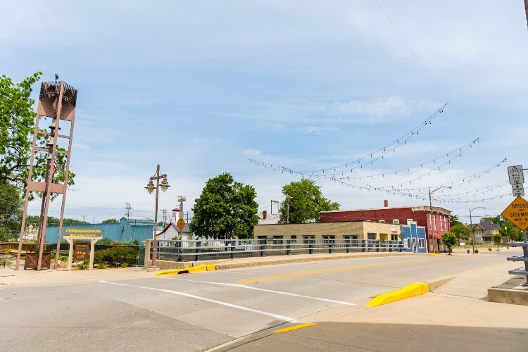 Boaters and kayakers take advantage of the Sebewaing River, which flows through the downtown in the Huron County community and out to the Saginaw Bay. (Photo Credit: Ashley Brown)