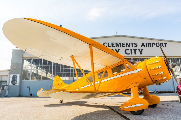 Mark Staudacher restored this 1935 WACO YOC Custom Cabin sesquiplane. ​​​​​​​
